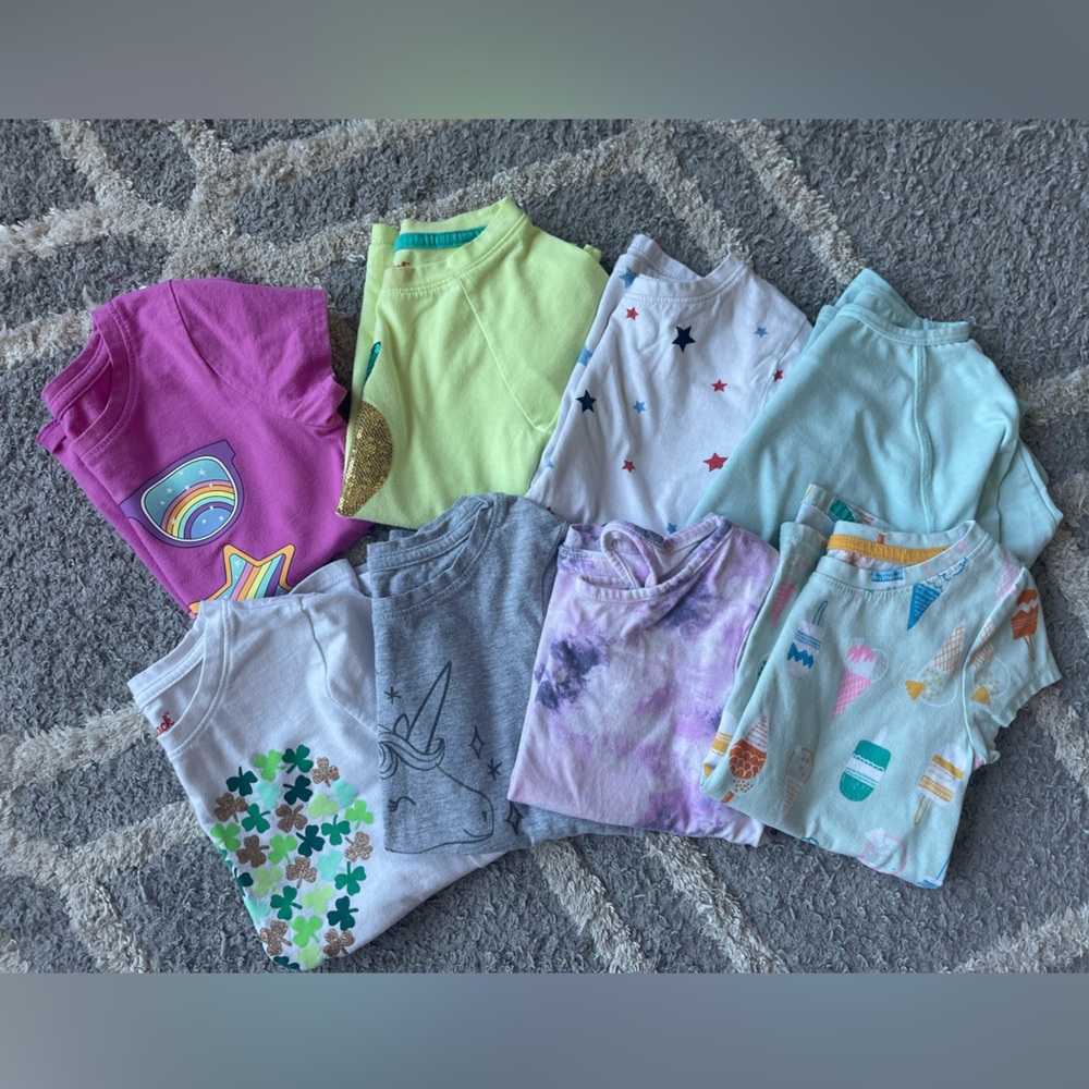 Girls short sleeve shirts